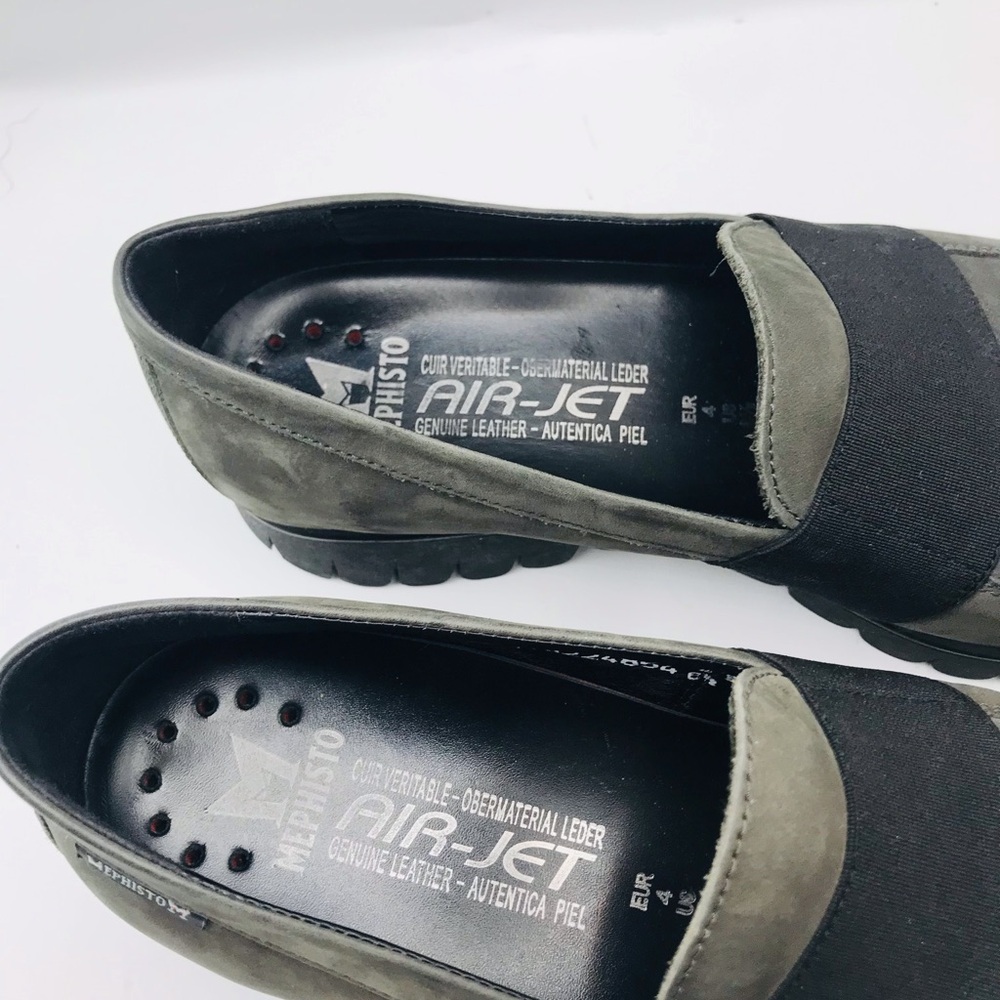 Mephisto Women's Slip-On‎ Loafers with Black Elastic - Picture 9 of 14